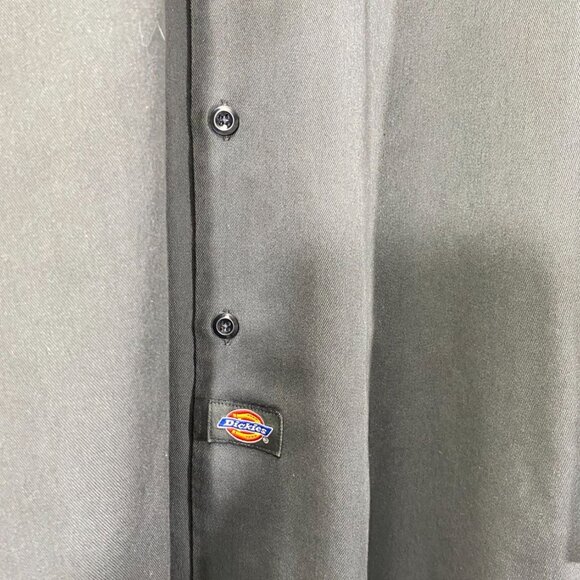 Dickies Mens Work Shirt Size 3XL Long Sleeve Button Up Pockets Gray Casual - Picture 3 of 8